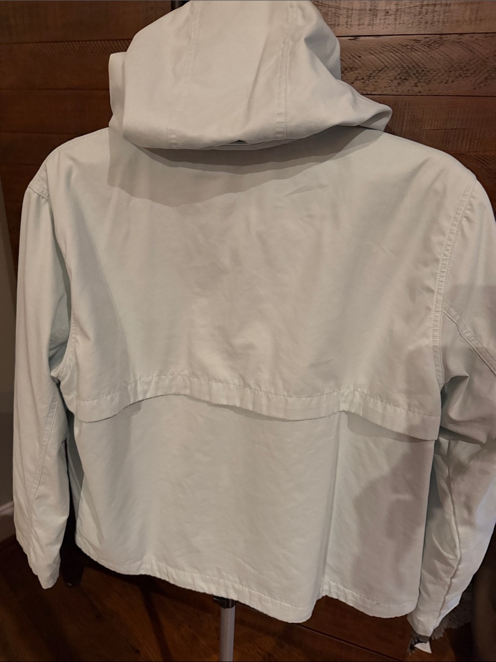 Athleta Light Mint Green Utility Jacket with hood - Picture 2 of 4